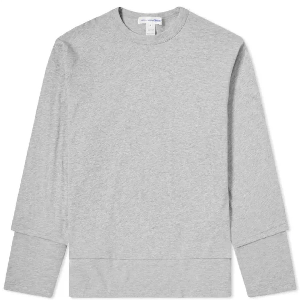 Comme dEs Garçon XL Longsleeve double shirt